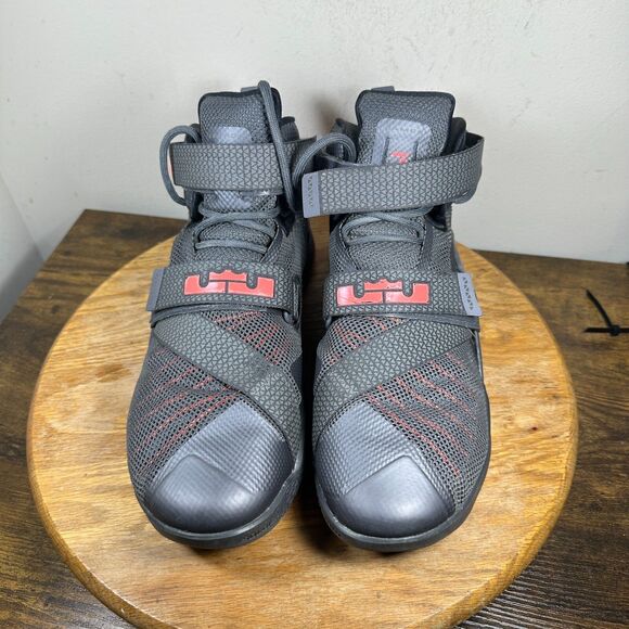 Nike Lebron Soldier IX 9 PRM Dark Grey Men's Size 9.5 Shoes 749490-008